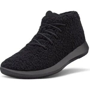 Allbirds Women's Black Wool Runner Up Double Fluff Sneaker. Sz 9